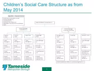 Children’s Social Care Structure as from May 2014