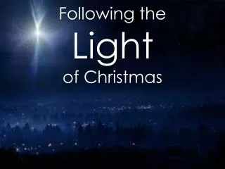 Following the Light of Christmas
