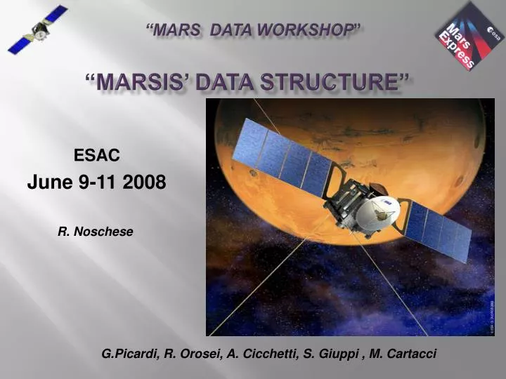 marsis data structure