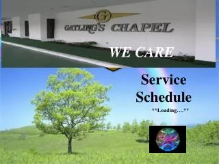 Service Schedule