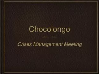 Chocolongo