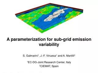 A parameterization for sub-grid emission variability