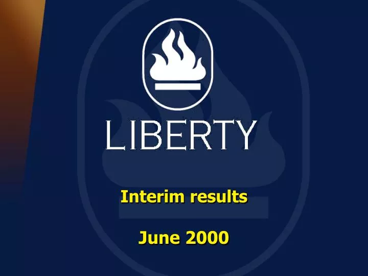 interim results june 2000