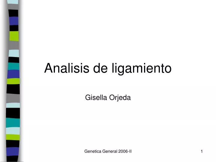 analisis de ligamiento