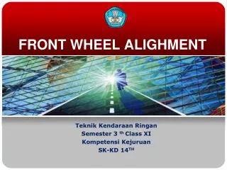 front wheel alighment