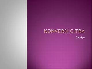 konversi citra