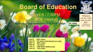 Board of Education