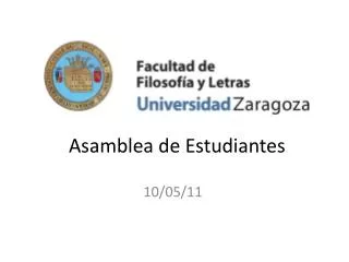 asamblea de estudiantes