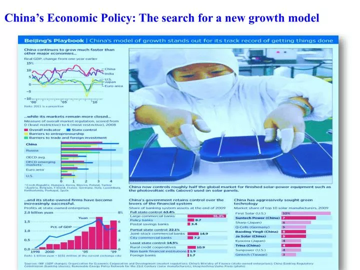 china s economic policy the search for a new growth model