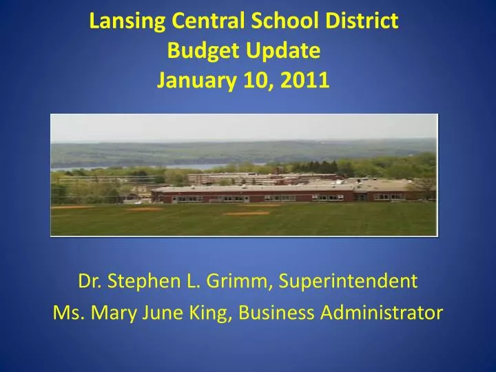 lansing central school district budget update january 10 2011
