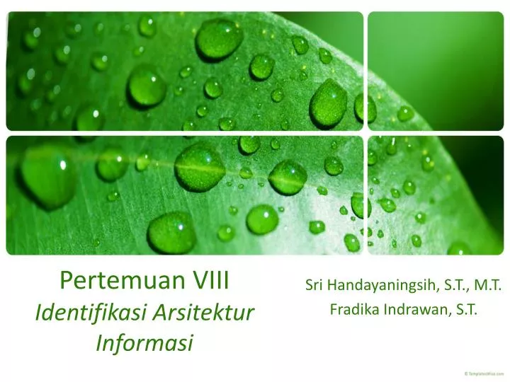 pertemuan viii identifikasi arsitektur informasi