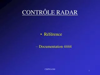 contr le radar