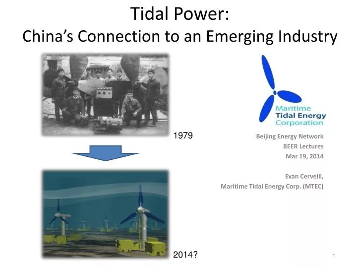 tidal power china s connection to an emerging industry
