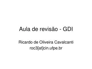 aula de revis o gdi