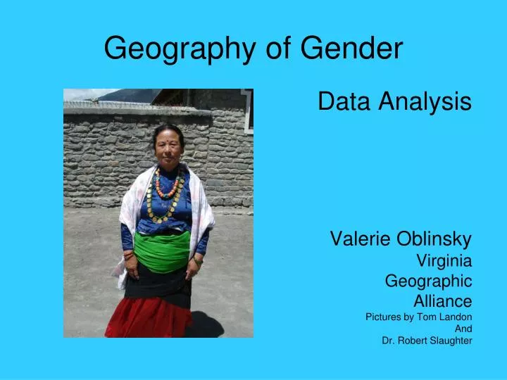 geography of gender