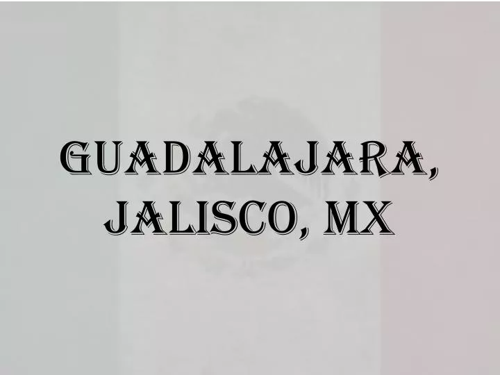guadalajara jalisco mx