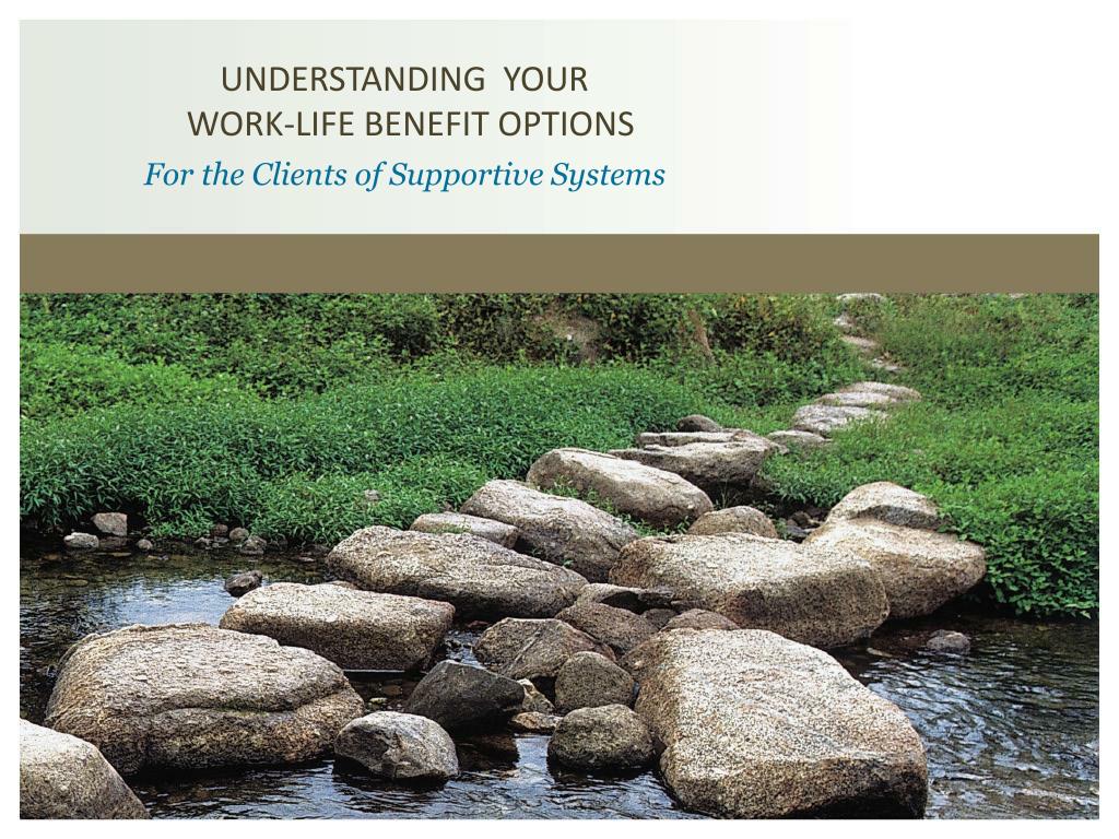 PPT - UNDERSTANDING YOUR WORK-LIFE BENEFIT OPTIONS PowerPoint ...