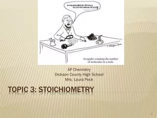 Topic 3: Stoichiometry
