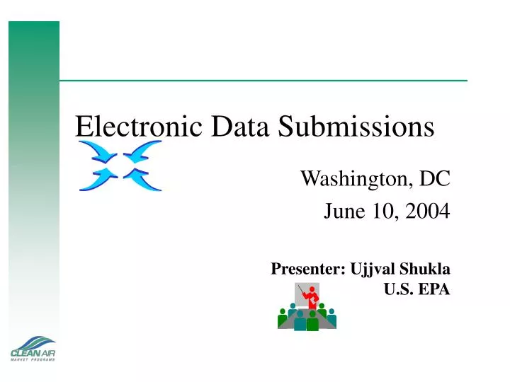 electronic data submissions