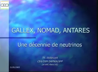 gallex nomad antares