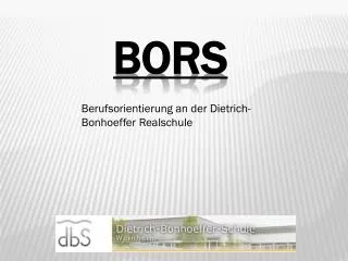 berufsorientierung an der dietrich bonhoeffer realschule