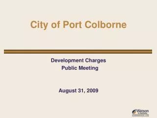 City of Port Colborne