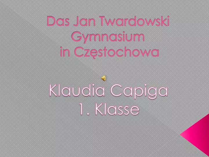 das jan twardowski gymnasium in cz stochowa