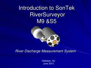 Introduction to SonTek RiverSurveyor M9 &amp;S5