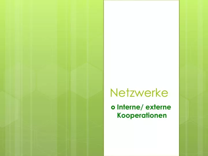 netzwerke