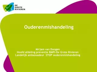 ouderenmishandeling