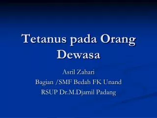 tetanus pada orang dewasa