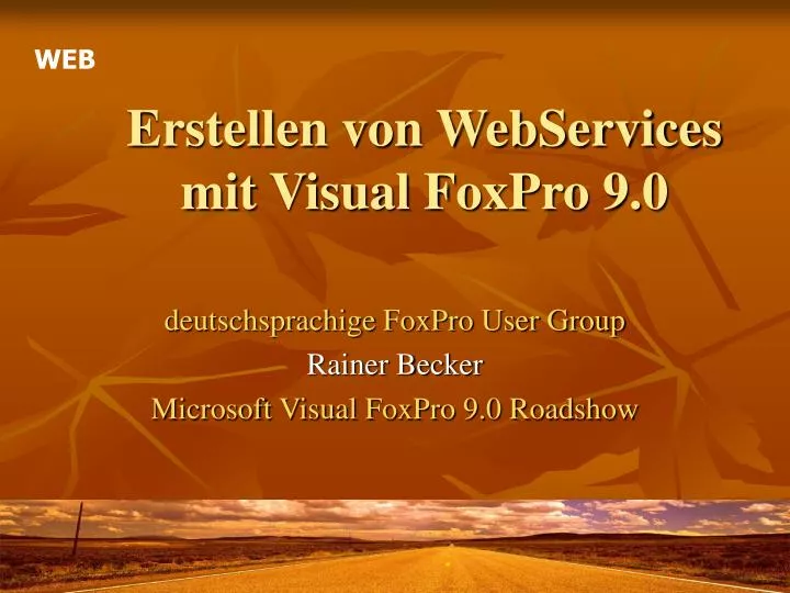 erstellen von webservices mit visual foxpro 9 0