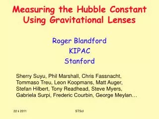 Measuring the Hubble Constant Using Gravitational Lenses