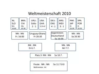 weltmeisterschaft 2010