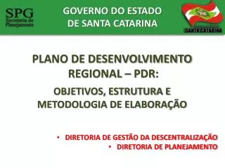 GOVERNO DO ESTADO DE SANTA CATARINA