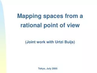 Tokyo, July 2005