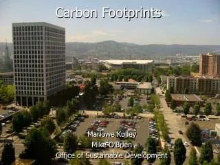 Carbon Footprints