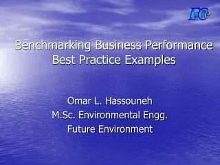 Benchmarking Business Performance Best Practice Examples