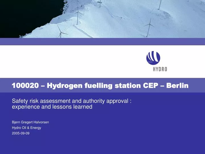 100020 hydrogen fuelling station cep berlin