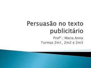 persuas o no texto publicit rio