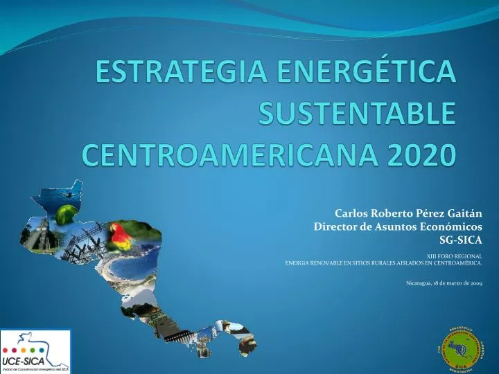 estrategia energ tica sustentable centroamericana 2020