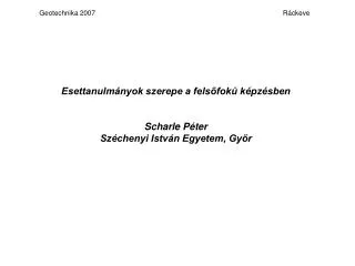 geotechnika 2007 r ckeve