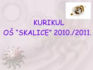 kurikul o skalice 2010 2011