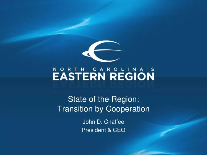state of the region transition by cooperation