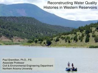 Reconstructing Water Quality Histories in Western Reservoirs