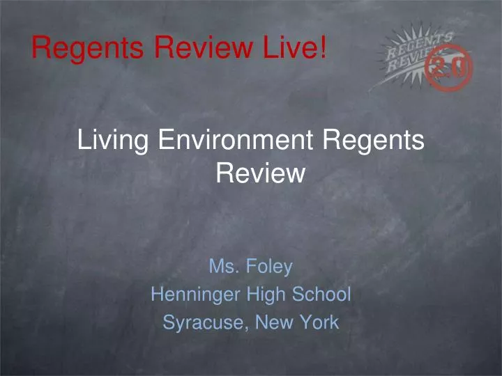 regents review live