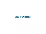 3G Tutorial