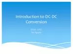 Introduction to DC-DC Conversion - slide 1
