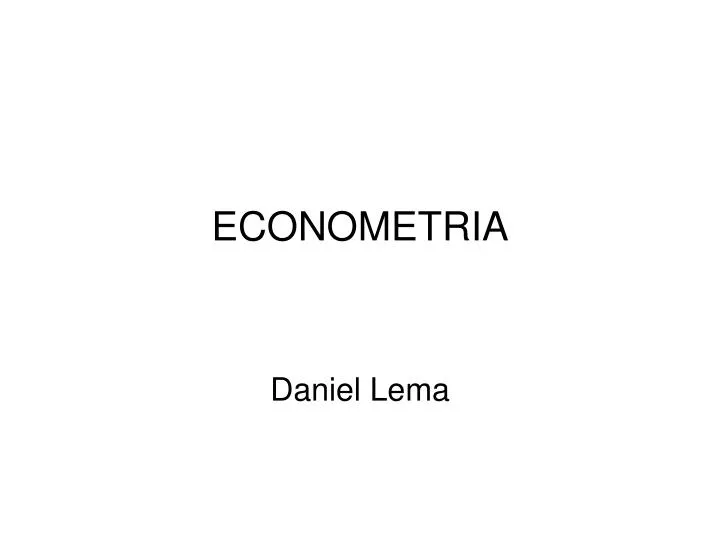 econometria
