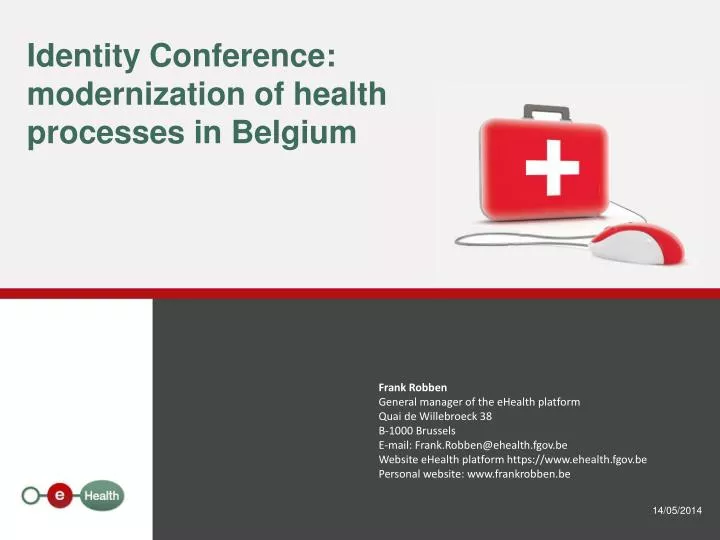 identity conference modernization of health processes in belgium